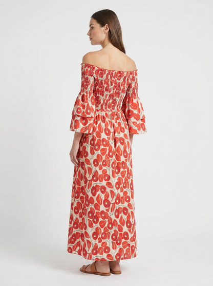 Women's Off-Shoulder Maxi | Smocked