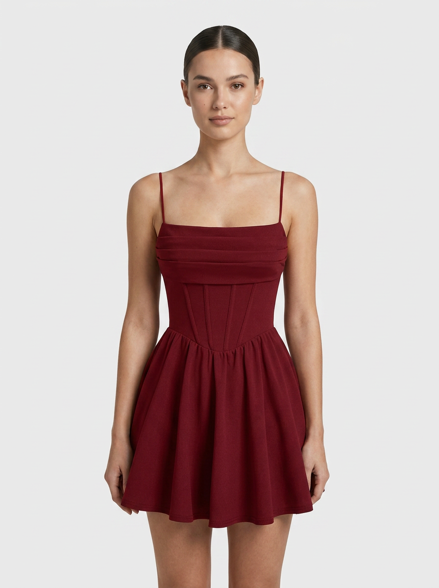 Women's Corset Mini Dress | Skater