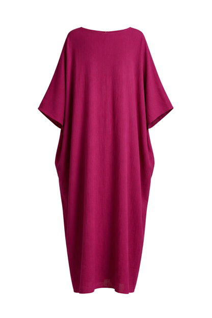 Women's Oversized Linen Maxi | Batwing