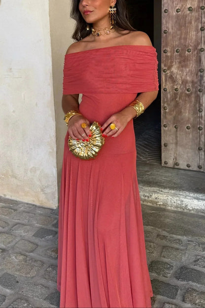 Women's One-Shoulder Maxi | Draped
