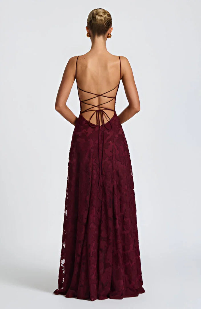 Women's Floral Maxi Gown | Cowl Neck