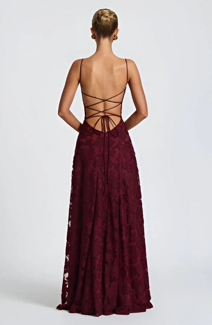 Women's Floral Maxi Gown | Cowl Neck